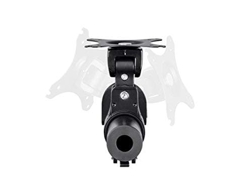 Monoprice Essential Single Monitor Desk Mount - VESA 100x100, Up to 22lbs, 180 Swivel, Tilt +/- 90, 360 Rotation, Black 5