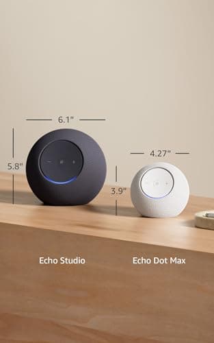 Amazon Echo Dot Max (newest model), Alexa speaker with room-filling sound and nearly 3x bass, Great for living rooms and medium-sized spaces, Designed for Alexa+, Glacier White 7
