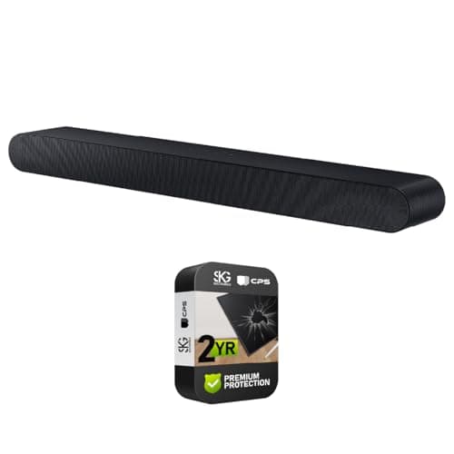 Samsung S60D 5.0ch Soundbar w/Wireless Dolby Atmos Audio, All-in-One Design, Q-Symphony, HW-S60D/ZA (2024 Model) Bundle with 2 Year Accidental Repair Plan Extended