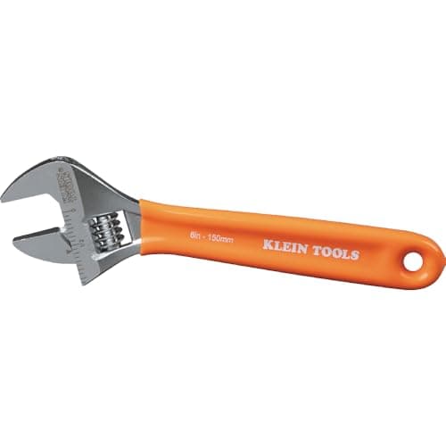 Klein Tools D5073 Adjustable Wrench Set, Extra Capacity, 6-Inch, 8-Inch, 10-Inch, Forged Alloy Steel, Metric and SAE, 3-Piece 7
