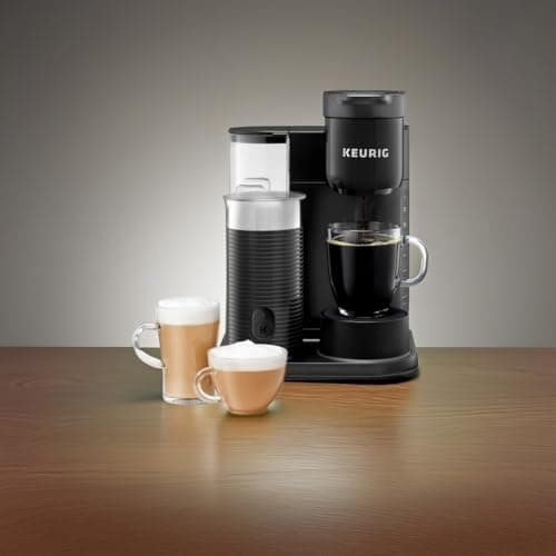 K-Cafe Essentials Single Serve K-Cup Pod Coffee, Latte and Cappuccino Maker, Black 5