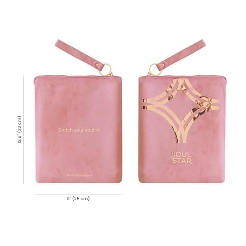 Soul Star Retreats Lite Travel 1.5mm Yoga Mat with Suede Grip - Foldable, Lightweight, Non-Slip & Eco-Friendly with Custom Carry Bag for for Yoga, Hot Yoga, Pilates, & Meditation 5