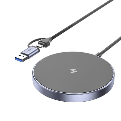 BENFEI Magnetic Wireless Charger 15w Compatile with MagSafe Charger/iPhone 16/16 Pro/16 Plus/16 Pro Max/iPhone 15 Pro Max Plus/iPhone 14 13 12 Series, Wireless Mag Safe Charging Pad, Mag Charger