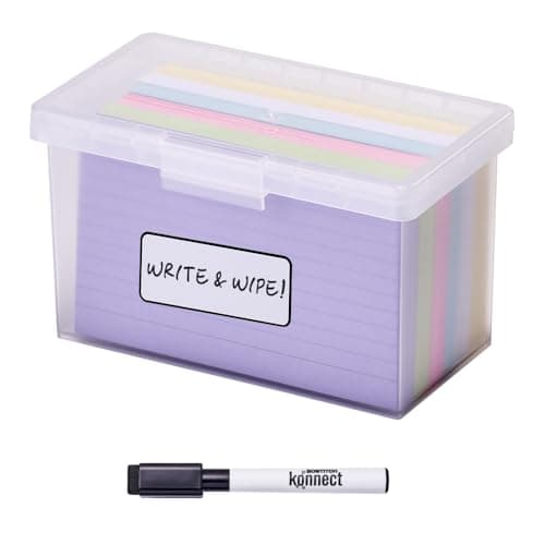 Bostitch Konnect Nest Clear Boxes, Stacking, Index