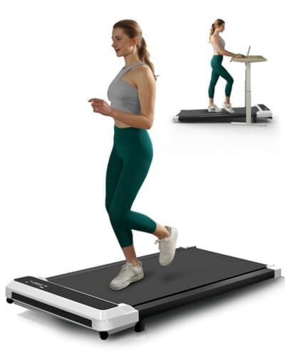 3-in-1 Walking Pad with Incline,2.5 HP Under Desk Treadmill for Home Office,265 LBS Compact Walking Treadmill with LED Display,No Assembly