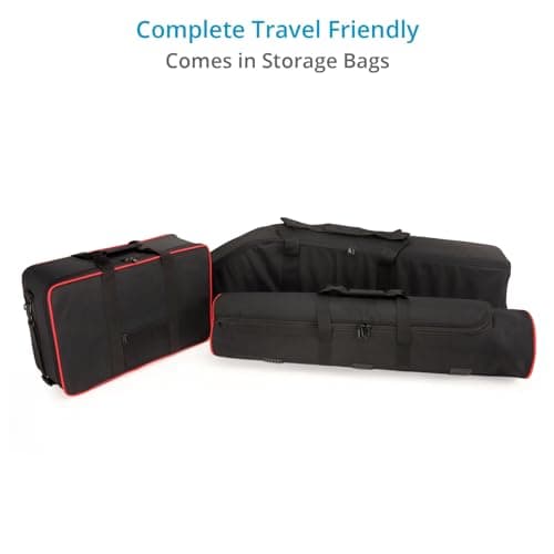 PROAIM 10' Wave-2 Camera Jib Crane with CST-100 Heavy-Duty 100mm 2-Stage Tripod, Portable Tripod Dolly, Pan/Tilt Head with 12V Joystick Control. (P-WV-2PL-PP) 9