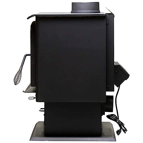 Ashley 2,000 Sq Ft 89,000 BTU Wood Burning stove, EPA Certified, Black 5