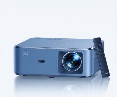K2s Wifi6 Bluetooth 5.2 Projector, Native 1080P Full HD Home Cinema Projector with 7000+ Apps