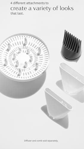 T3 Women's AireLuxe Hair Dryer, White/Rose Gold, One Size 7