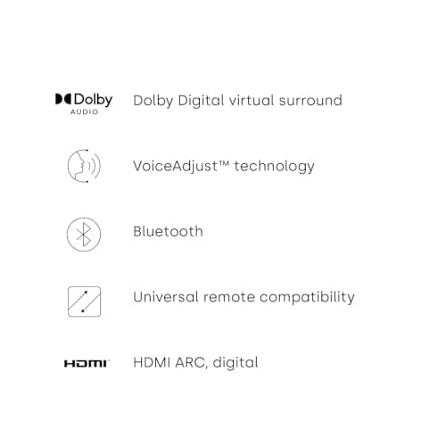 Polk Audio Signa S2 Sound Bar for Smart TV with Subwoofer, Wireless – Exclusive VoiceAdjust Technology, Ultra-Slim Design, Works with 4K & HD TVs, HDMI & Optical, Bluetooth, Wireless Streaming 7