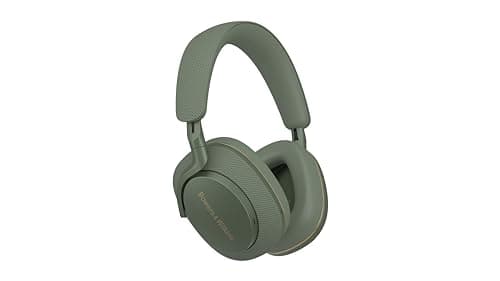 Bowers & Wilkins Px7 S2e Bluetooth Headphones Over The Ear, Over-Ear Headphones - Enhanced Noise Cancellation & Transparency Mode, Crystal-Clear Calls, 30-Hour Playback, Forest Green