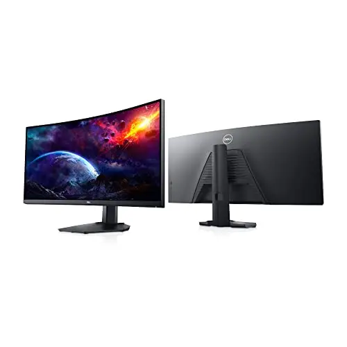 Dell S3422DWG 34-inch WQHD (3440 x 1440) 21:9 144Hz Curved Gaming Monitor, HDR 400, 1800R Curvature, Black (Latest Model) (Renewed) 5