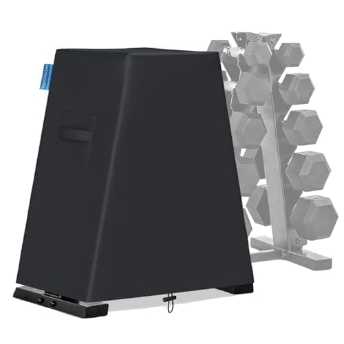 VeyoStories A Frame Dumbbell Rack Cover Outdoor, OWeight Rack Cover, Dustproof & Waterproof - Designed for the 5 Tier A-Frame Dumbbell Set Rack & Weight Rack in a Home Gym. (Cover Only)