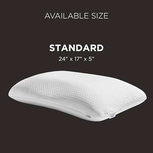 Tempur-Pedic Memory Foam Symphony Pillow Luxury Soft Feel, Standard, White 7