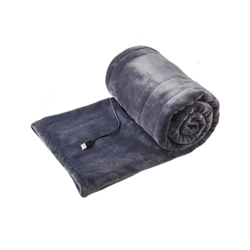USB Heated Blanket Battery Operated,Cordless Heated Throw Without Battery Pack,Washable Electric Heated Blanket with 3 Heating Levels,Portable Battery Powered Camping Blanket for Travel Office Home