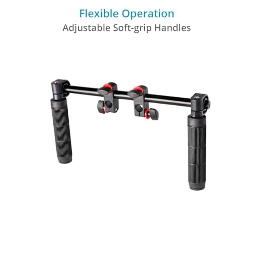 Filmcity Shoulder Rig Kit w Matte Box & Follow Focus for DSLR Cameras. Ergonomic & Stable, 6” to 9” Convertible Size. Adjustable Handles, ¼” Threads. Comfy Shoulder Pad, Quick Release Plate (FC-03) 8
