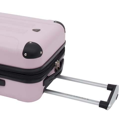 Travelers Club Chicago Hardside Expandable Spinner Luggage, Lilac, 22" Carry-On 9