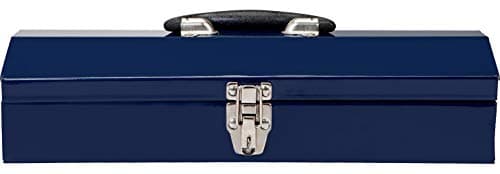 TCE ATB102U Torin 16" Hip Roof Style Portable Steel Tool Box with Metal Latch Closure, Blue 8