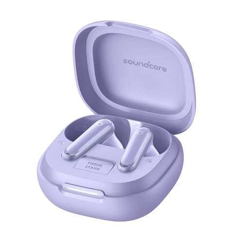 Soundcore P40i by Anker, Noise Cancelling Wireless Earbuds, Adaptive Noise Cancelling to Environments, Heavy Bass, 60H Playtime, 2-in-1 Case and Phone Stand, IPX5, Wireless Charging, Bluetooth 5.3 8