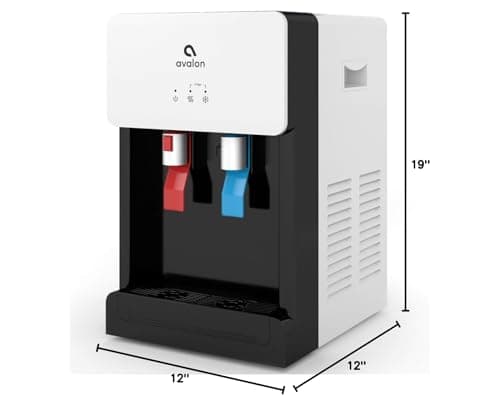Avalon Countertop Bottleless Water Cooler - Filters NOT Included. Installation Kit Included, UL Listed, White. Filters Must be Purchased Separately. 4