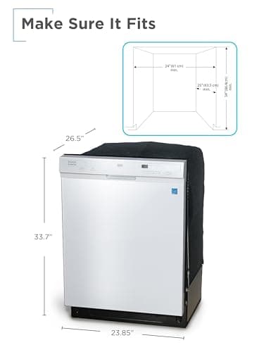 BLACK+DECKER 24" Built-In Dishwasher, 12-Place Setting Capacity with Stainless Steel Tub, Dish Washer with 6 Wash Programs, Low Noise, ENERGY STAR Certified, BDW200MW, White 8
