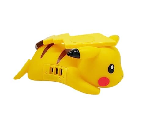 Teknofun - Official Pokemon Licence - Pikachu Induction Charger - Pokemon Smartphone Accessory - Mains Plug - For Ages 14+ - 811419