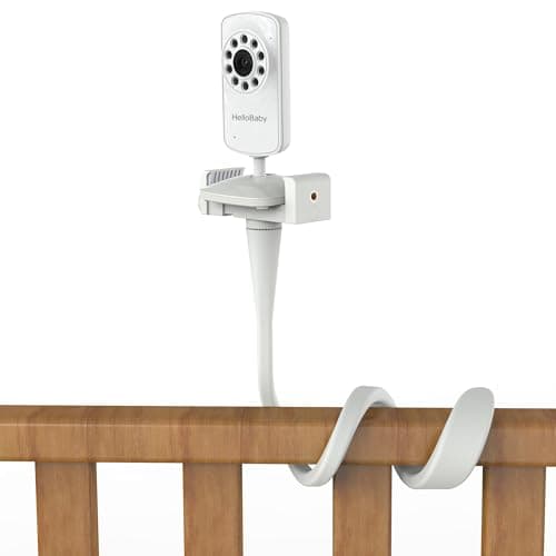 HelloBaby Baby Monitor Stand, Compatible with HB30, HB32 and Most Light-Weight Type Baby Cameras, Suitable for Smartphone, Baby Monitor Mount, Universal Baby Camera Holder, Suitable for a Baby Crib