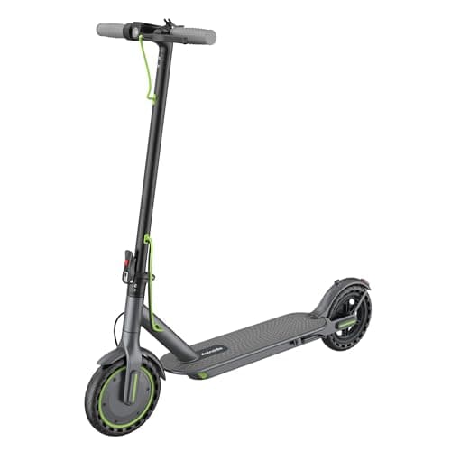 Roinside Electric Scooter for Adults - 8.5" Solid Tires, 350W Motor, Up to 19 MPH and 16 Miles Long-Range Commuting Folding E-Scooter with Dual Braking System and Smart App