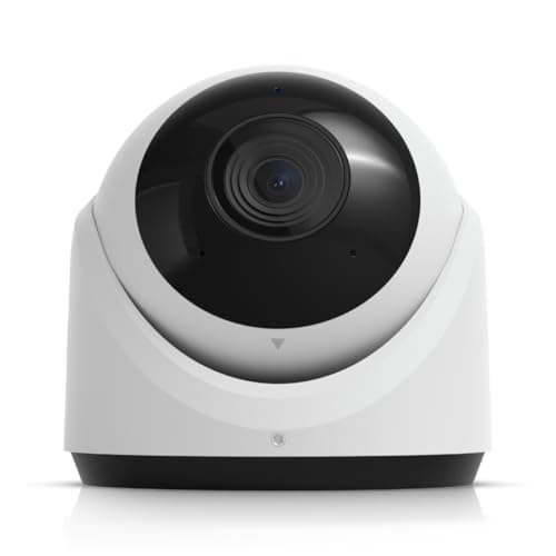 Ubiquiti UniFi G6 Turret Camera - 5MP 4K Indoor/Outdoor Security Camera with Motion Detection Alerts - White (UVC-G6-Turret-W)