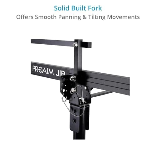 PROAIM 9ft Video Camera Jib Crane with Stand. (P-9-TS) for Gimbals, Pan-Tilt & Fluid Head. Payload up to up to 8kg / 17.6lb. 5