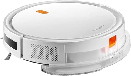 Xiaomi Robot Vacuum E5, 2000Pa Powerful Suction Fan, 2600mAh Nominal Battery Capacity, 3 Level Settings of Suction Power, Gyroscope, Intelligent Path Planning, White
