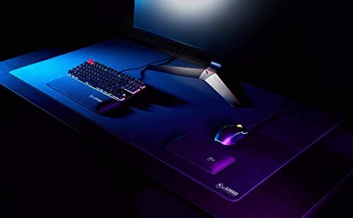 GLORIOUS 3XL Extended Gaming Mouse Mat/Pad - Large, Wide (3XL Extended) Black Cloth Mousepad, Stitched Edges | 24"x48" (G-3XL) 7