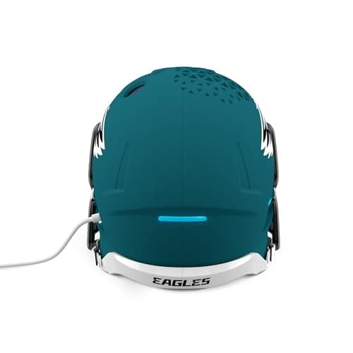 NFL Echo Dot Bundle: Includes Echo Dot | Deep Sea Blue and Limited-Edition NFL Helmet Stand | Philadelphia Eagles 5