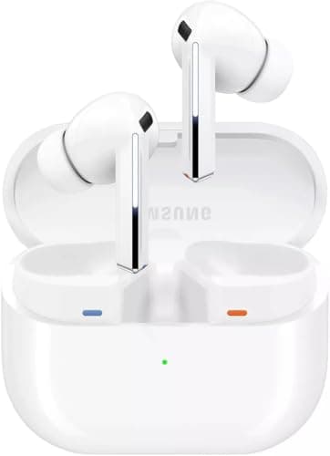 Samsung Galaxy Buds 3 Pro AI True Wireless Bluetooth Earbuds, Noise Cancelling, Sound Optimization, Real-Time Interpreter, Redesigned Comfort Fit Latin American Version (White)