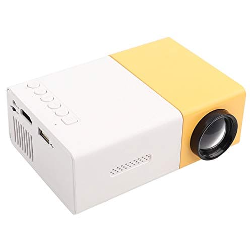 WNSC Portable Projector, Home Theater Mini Stylish Projector, 1080P HDMI for Movie(U.S. Standard (110V-240V))