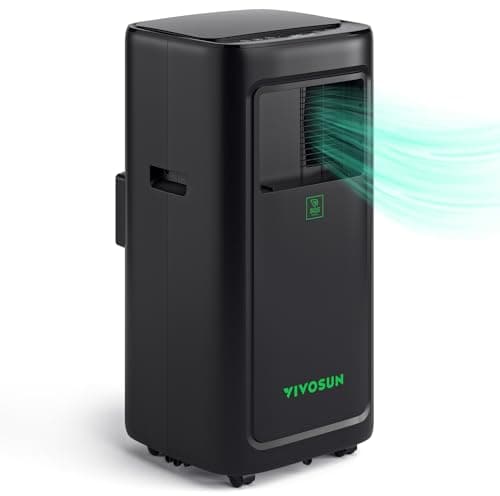 VIVOSUN AeroLush C08 Smart Air Conditioner, 8000BTU, 4-in-1 Function, with Temperature & Humidity Sensor Probe, Smart Remote Control, Designed for Growing Environments