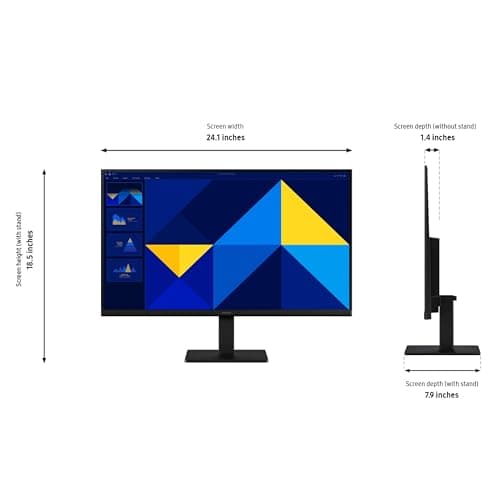 Samsung 27" (S30GD) Essential Monitor with IPS Panel and Tilt Only Stand, 100Hz Refresh Rate, Ergonomic Design, Advanced Eye Care, Game Mode, LS27D304GANXZA 7