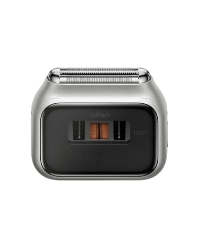 Laifen P3 Pro 3-Blade Electric Shaver, Dual Linear High-Speed Motors 12,000 Cuts/Min, 100-Min Runtime, IPX7 Waterproof, Rechargeable Electric Razor for Men, Travel-Friendly (Aluminum Alloy)