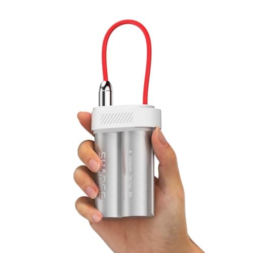 sharge Power Bank 10000mAh 30W Portable Charger with Built-in Type C Cable USB-C and USB-A Port Battery Pack for iPhone 17/16/15 Galaxy S25 iPad Pixel 9