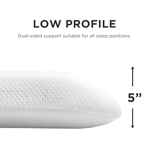 Tempur-Pedic Memory Foam Symphony Pillow Luxury Soft Feel, Standard, White 9