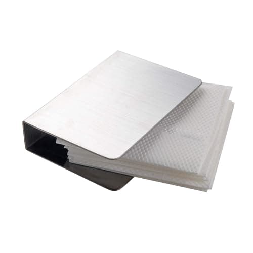 IMEEA Cocktail Napkin Holder Beverage Napkin Dispenser Stainless Steel Table Napkin Storage for Bar, Kitchen, Restaurant, Countertop (Silver) 8