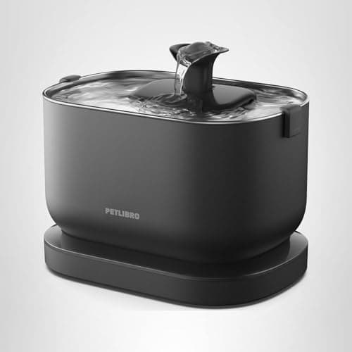 PETLIBRO Cat Water Fountain, Cordless Pet Water Fountain Battery Operated, 2.5L/84oz Dockstream Water Fountains for Cats Indoor, Cat Fountain with Stainless Steel Tray, Easy to Clean BPA-Free 11