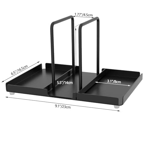 Napkin Holder for Table, Metal Napkin Holder with Salt and Pepper Shakers Caddy, Standing Paper Napkin Storage for Kitchen Dining Table Decor, Black 6