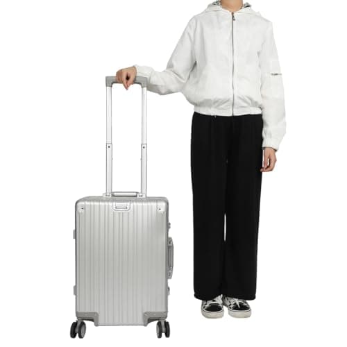 Weatherproof Vintage 20in Aluminum Carry-on Luggage 7