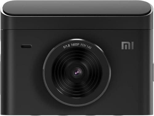 Xiaomi Mi Dash Cam 2, 2K Resolution, 140° Wide Angel, Accelerometer Sensor, 3.0" IPS Screen, 3D Digital Noise Reduction, WDR, Voice Control, Black