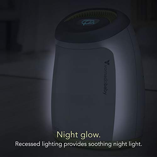 Vornadobaby Purio Nursery Air Purifier with True HEPA Filter, Safety Features, and Soothing Glow, White 5