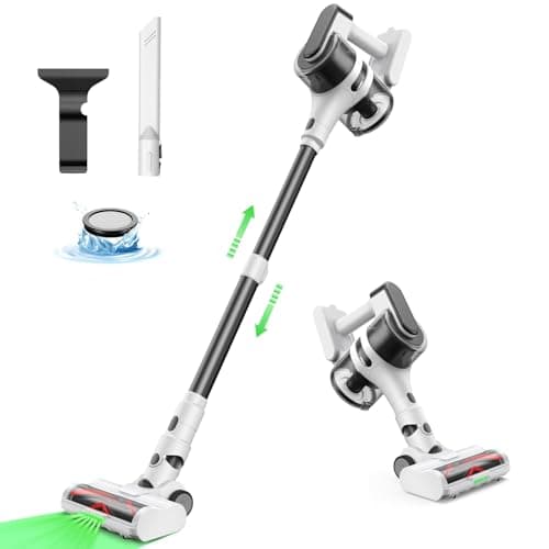 Maircle Cordless Vacuum Cleaner, Stick Vacuum Cleaner with Brushless Motor Powerful Suction 55min Runtime for Carpet Pet Hair