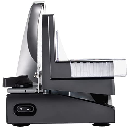 VEVOR Meat Slicer, 200W Electric Deli Food Meat Slicer with Two 7" Stainless Steel Removable Blade, 0-15mm Adjustable Thickness for Home Use, Food Slicer Machine for Meat Cheese Bread 9