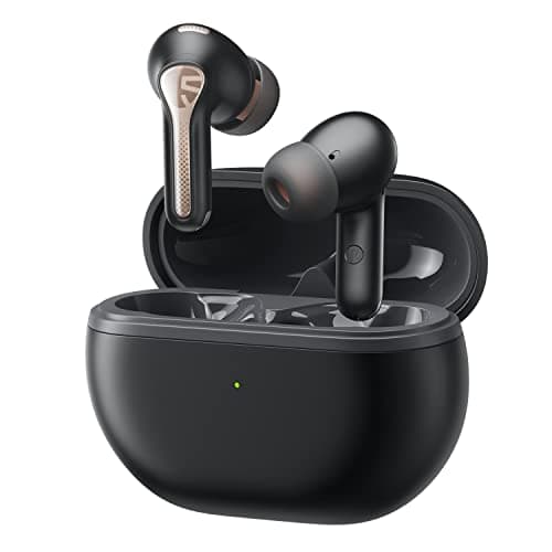 SoundPEATS Hybrid Active Noise Cancelling Earbuds Wireless Bluetooth 5.3 Earphones, Capsule3 Pro Hi-Res Wireless Earbuds with 6 Mics & LDAC, 43dB Deep, Total 52 Hrs, IPX4 Waterproof, App Customize EQ