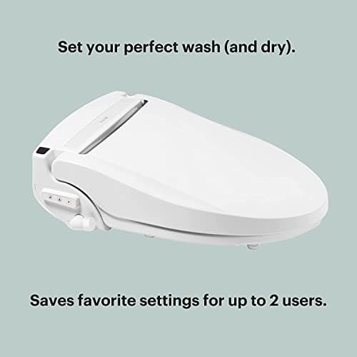 Brondell LE99 Bidet Toilet Seat, Fits Elongated Toilets, Electric Bidet with Remote, Warm Air Dryer, Strong Wash Mode, Stainless-Steel Nozzle, Saved User Settings & Easy Installation 7